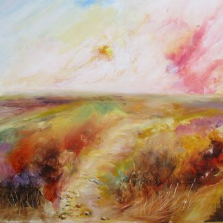 October on the Moors Acrylic (56 x 76 cm) SOLD