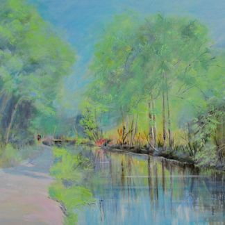 Cromford Canal  Acrylic (61 x 76 cm) SOLD