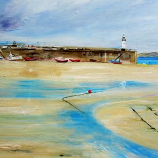 Summer Breeze, St Ives Acrylic (92 x 92 cm) *SOLD*